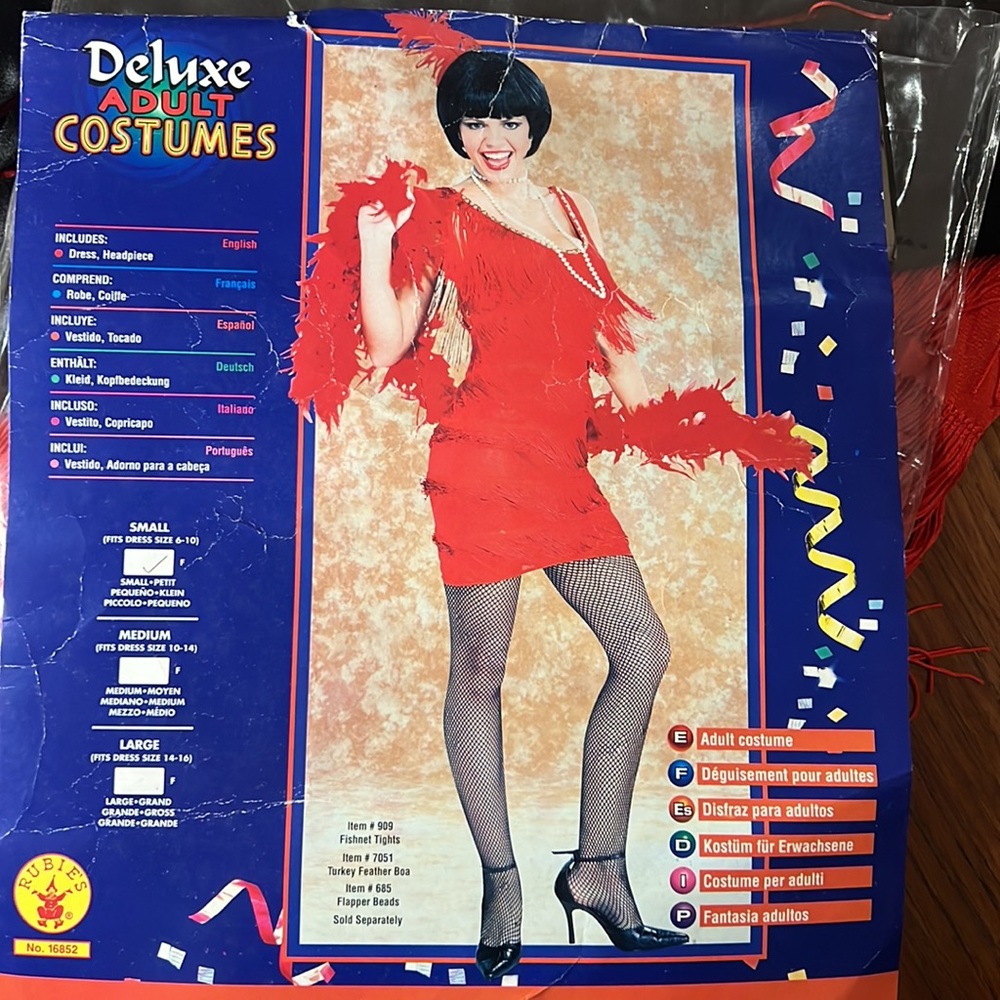 Flapper girl Halloween costume size S